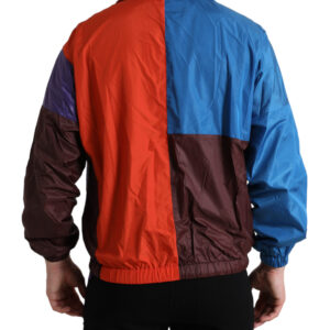 Dolce & Gabbana Multicolor Techno Fabric Windbreaker Jacket