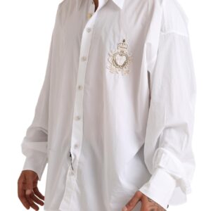 Dolce & Gabbana Elegant White Cotton Formal Shirt