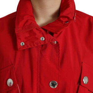 Dolce & Gabbana Elegant Red Long Sleeve Jacket