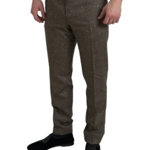 Dolce & Gabbana Elegant Skinny Wool Chino Pants