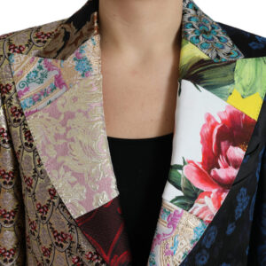 Dolce & Gabbana Elegant Multicolor Patchwork Blazer