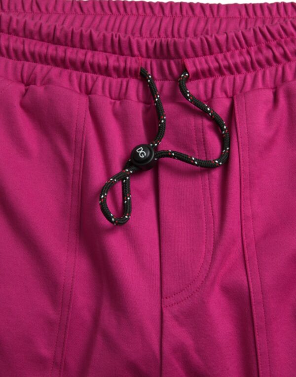 Dolce & Gabbana Pink Logo Cargo Cotton Jogger Sweatpants Pants - Image 5