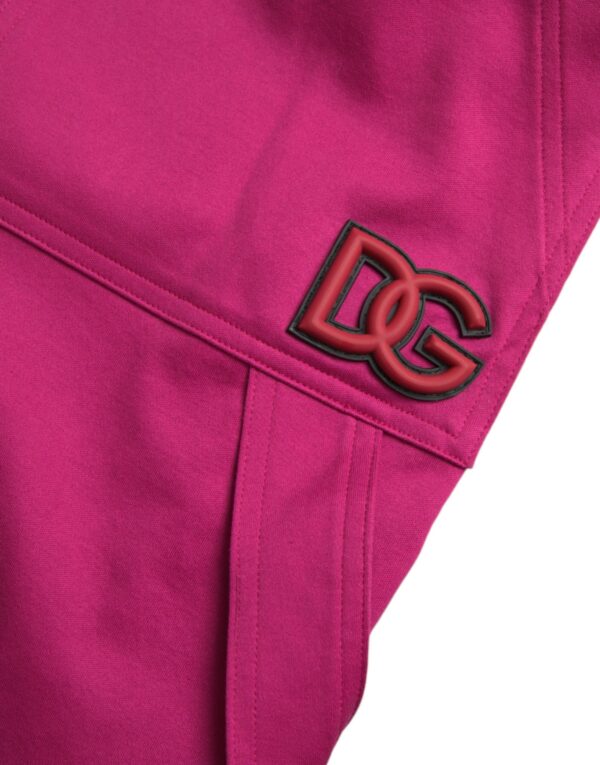 Dolce & Gabbana Pink Logo Cargo Cotton Jogger Sweatpants Pants - Image 6