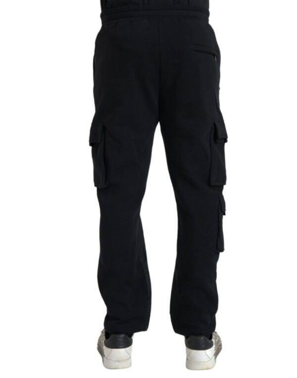 Dolce & Gabbana Black Cotton Blend Skinny Pants - Image 3