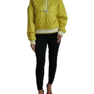 Dolce & Gabbana Radiant Yellow Hooded Jacket