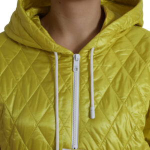 Dolce & Gabbana Radiant Yellow Hooded Jacket