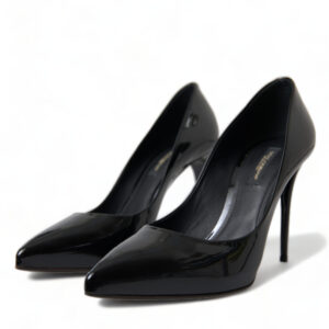 Dolce & Gabbana Elegant Black Patent Stiletto Heels