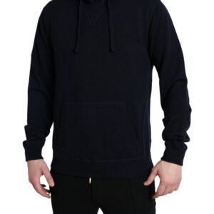 Dolce & Gabbana Elegant Cashmere Hooded Sweater in Blue