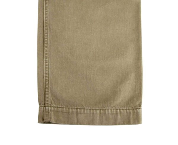 Light Brown Washed Cotton Pant Gucci Print - Image 8