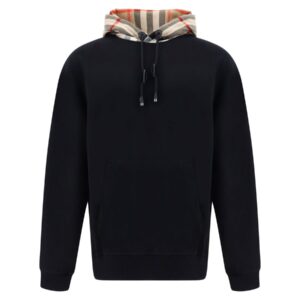 Burberry Elegant Oversize Black Samuel Hoodie