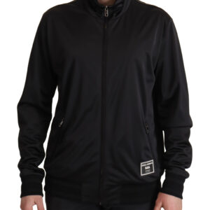 Dolce & Gabbana Elegant Black Full Zip Sweater