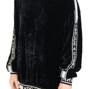 Dolce & Gabbana Elegant Silk Blend Velvet Sweater