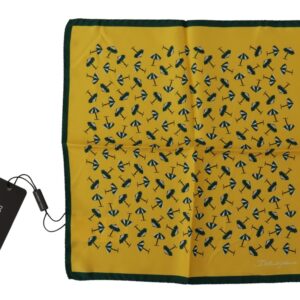 Dolce & Gabbana Elegant Silk Men’s Square Scarf Wrap