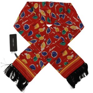 Dolce & Gabbana Elegant Multicolor Silk Men’s Scarf