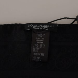 Dolce & Gabbana Elegant Silk Men’s Square Scarf Wrap