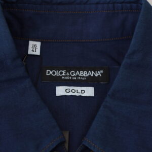 Dolce & Gabbana Elegant Blue Denim Casual Shirt