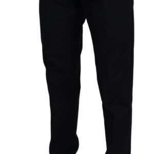 Dolce & Gabbana Elegant Black Cotton Trousers