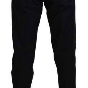 Dolce & Gabbana Elegant Black Cotton Trousers