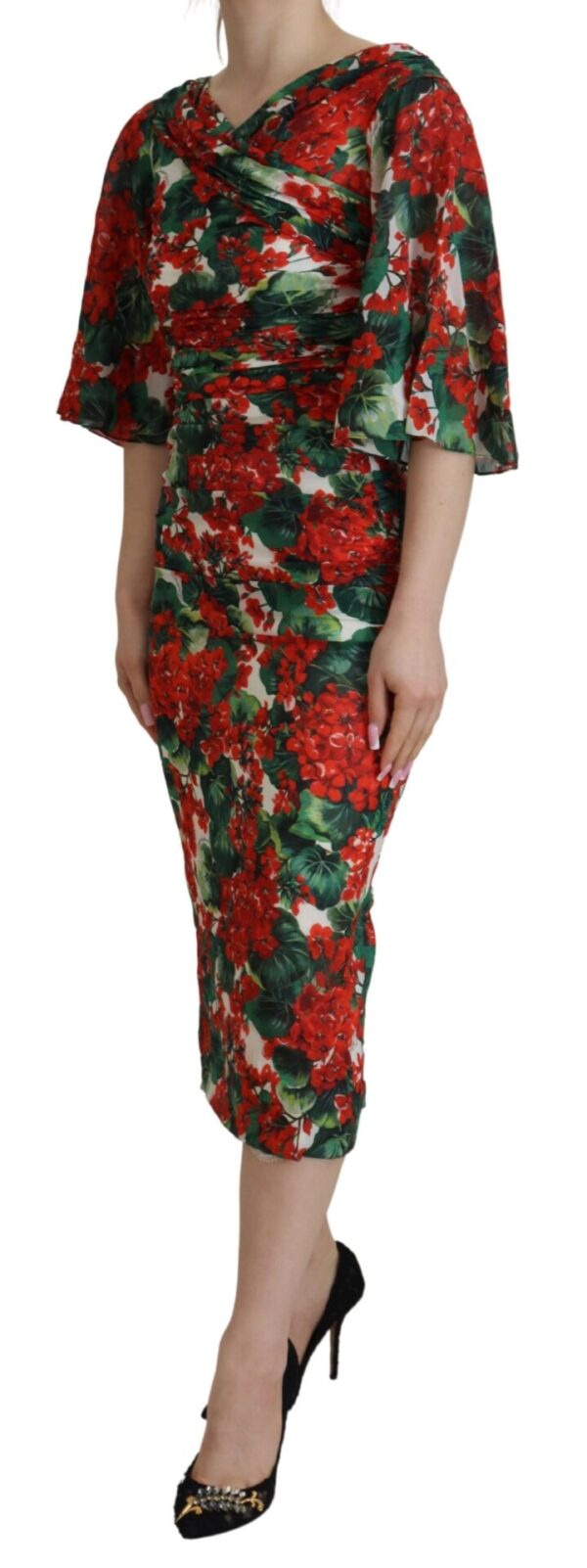 Dolce & Gabbana Enchanting Floral Print Sheath Dress - Image 2