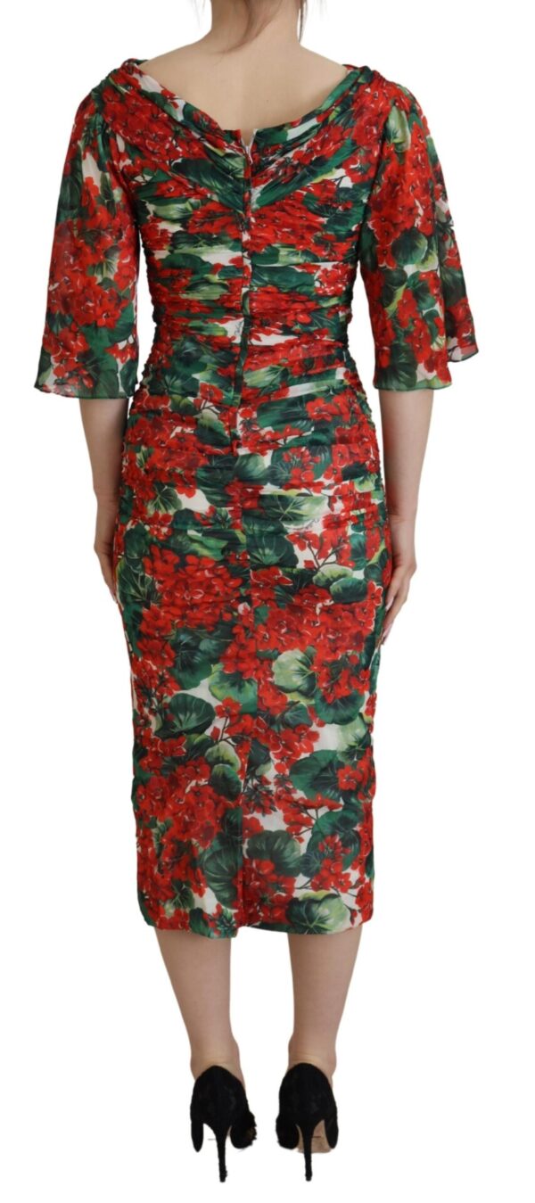 Dolce & Gabbana Enchanting Floral Print Sheath Dress - Image 3