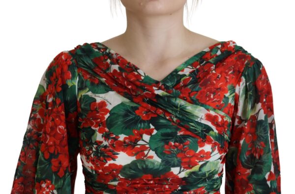 Dolce & Gabbana Enchanting Floral Print Sheath Dress - Image 4