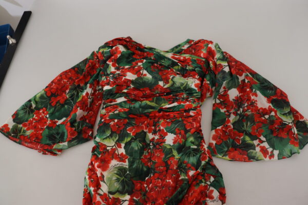 Dolce & Gabbana Enchanting Floral Print Sheath Dress - Image 8