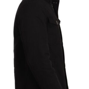 Dolce & Gabbana Elegant Black Parka Hooded Jacket