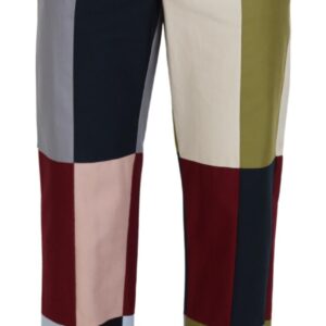 Dolce & Gabbana Stunning Multicolor Patchwork Pants