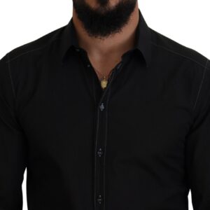 Dolce & Gabbana Elegant Black Formal Cotton Shirt