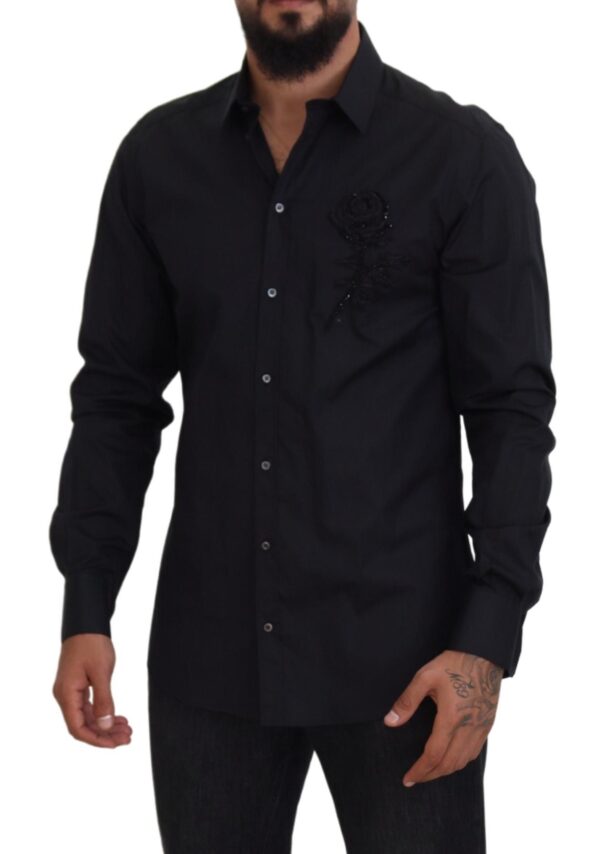 Dolce & Gabbana Elegant Slim Fit Formal Dress Shirt - Image 5