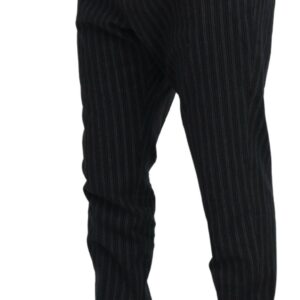 Dolce & Gabbana Elegant Striped Chino Dress Pants