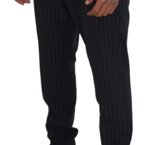 Dolce & Gabbana Elegant Striped Chino Dress Pants