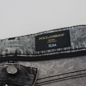 Dolce & Gabbana Elegant Grey Skinny Jeans