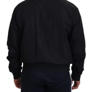 Dolce & Gabbana Elegant Black Bomber Jacket