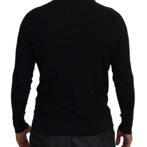 Dolce & Gabbana Elegant Silk Blend Black Pullover Sweater