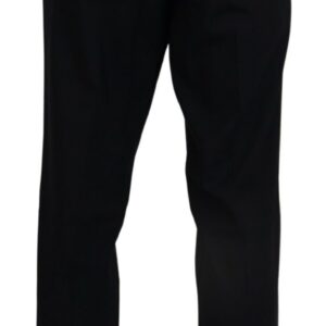 Dolce & Gabbana Elegant Slim Fit Wool Blend Trousers