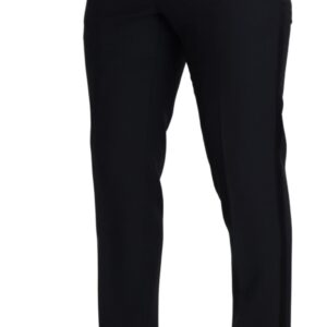 Dolce & Gabbana Elegant Black Wool Blend Trousers