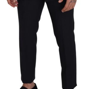 Dolce & Gabbana Elegant Black Wool Blend Trousers