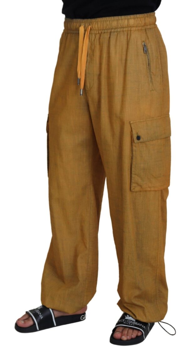 Dolce & Gabbana Elegant Italian Linen Trousers - Image 2