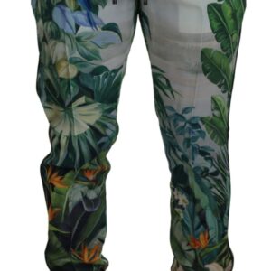 Dolce & Gabbana Multicolor Silk Statement Pants