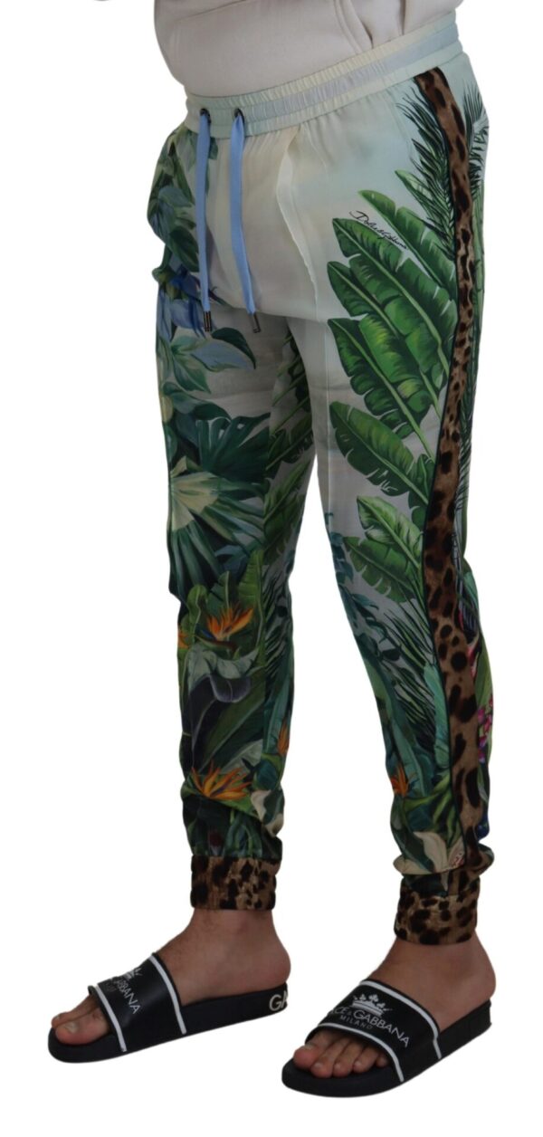 Dolce & Gabbana Multicolor Silk Statement Pants - Image 2