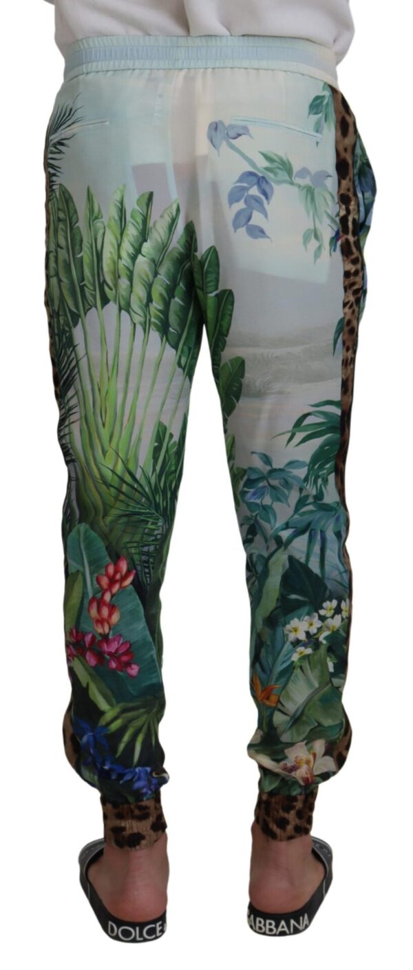 Dolce & Gabbana Multicolor Silk Statement Pants - Image 3