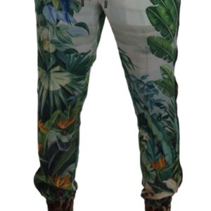 Dolce & Gabbana Multicolor Silk Statement Pants