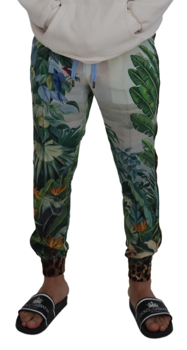 Dolce & Gabbana Multicolor Silk Statement Pants - Image 4