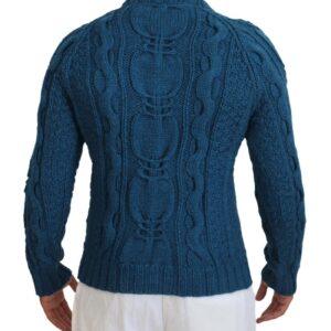 Dolce & Gabbana Elegant Blue Crewneck Sweater