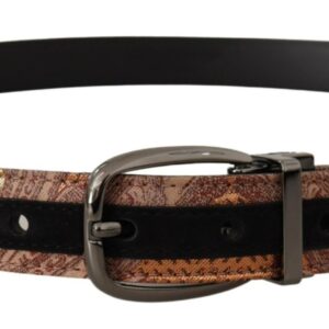 Dolce & Gabbana Multicolor Leather Signature Belt