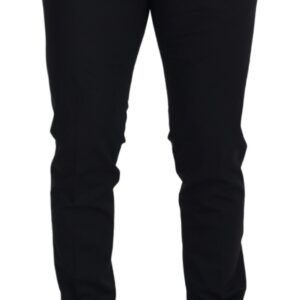 Dolce & Gabbana Elegant Black Wool Blend Trousers