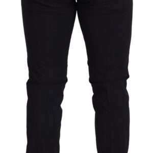 Dolce & Gabbana Elegant Black Wool Blend Trousers