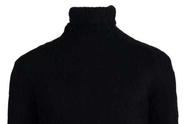 Dolce & Gabbana Stunning Black and Gold Crewneck Sweater - Image 2