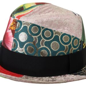 Dolce & Gabbana Eclectic Chic Multicolor Fedora Cap